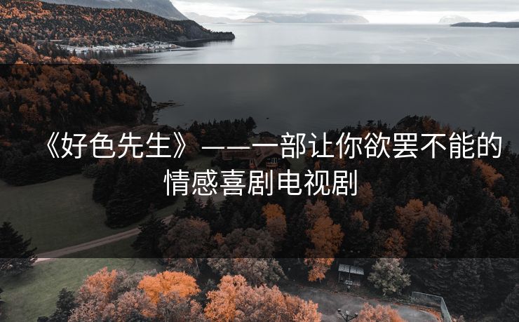 《好色先生》——一部让你欲罢不能的情感喜剧电视剧 《好色先生》——一部让你欲罢不能的情感喜剧电视剧